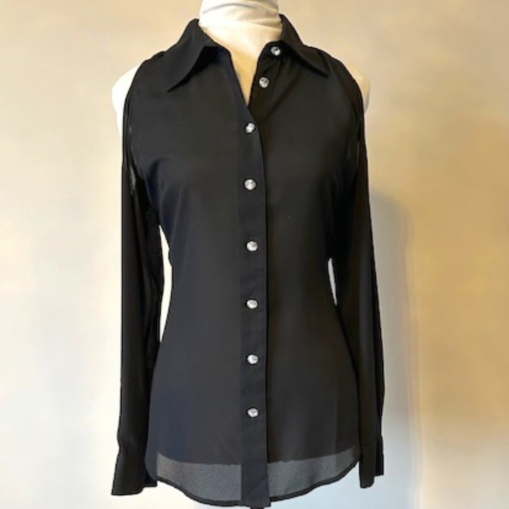 INC Cold Shoulder Blouse
